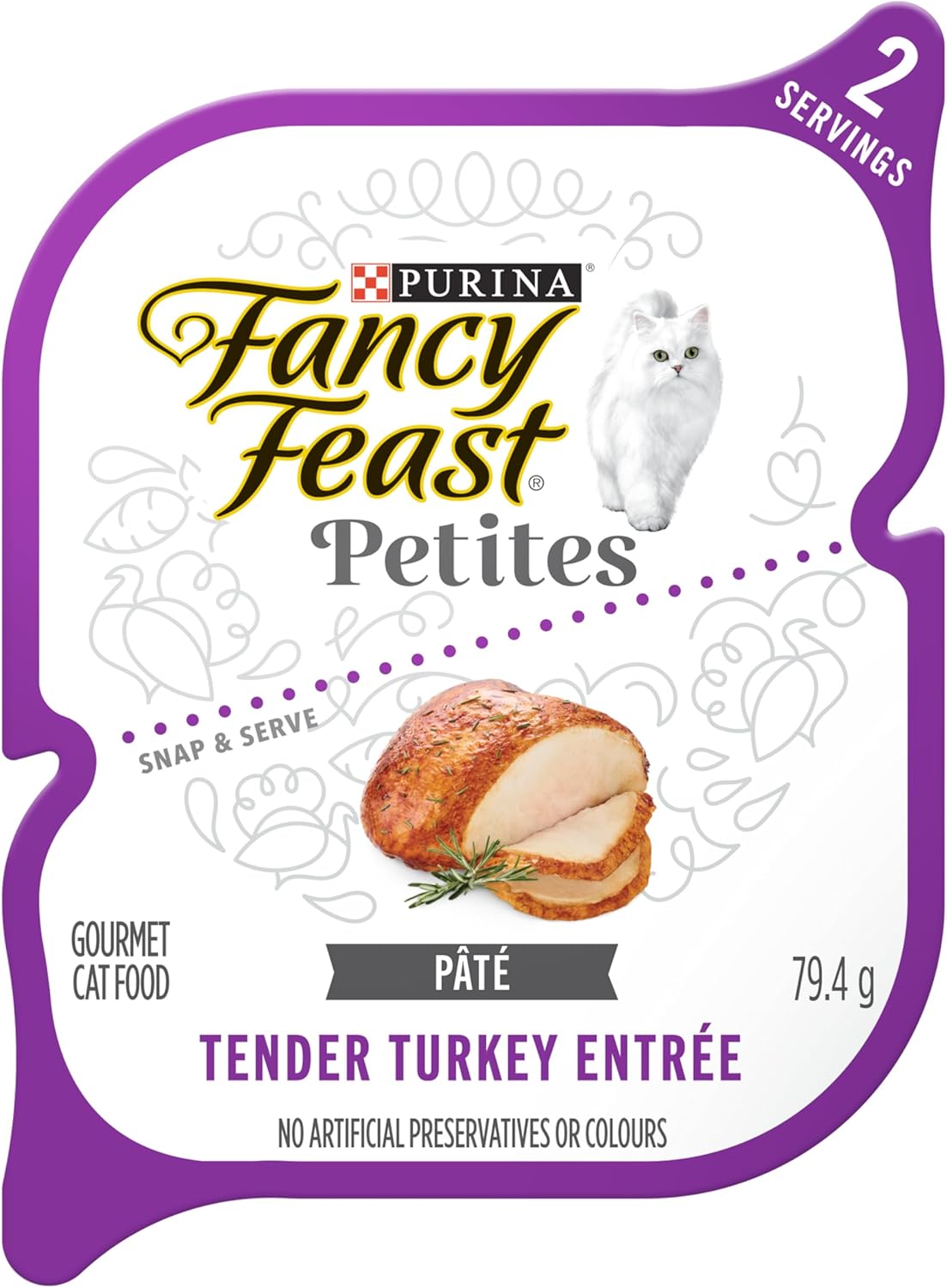 Petites Wet Cat Food, in Gravy Collection Variety Pack 2 Flavours - 79.4 G Tray (12 Pack)