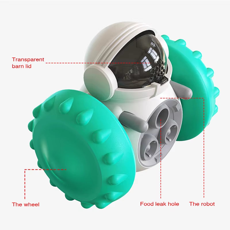 Tumbler treat toy: IQ training, slow feeding for all dogs and cats