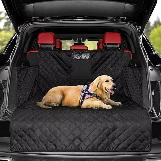 Waterproof Dog Car Seat Cover Trunk Case Dog Car Transporter Travel Mat Pad Dog Carriers Hammock for Small Medium Large Dogs
