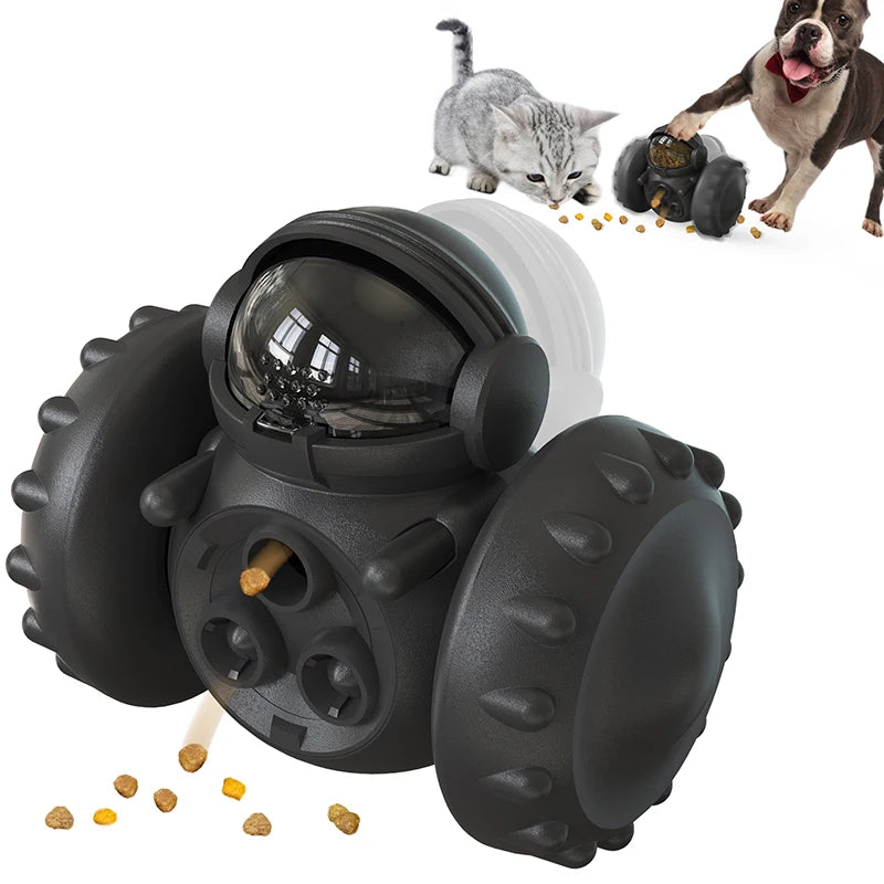 Tumbler treat toy: IQ training, slow feeding for all dogs and cats
