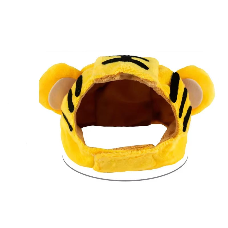 Cute Cat Turkey Hat Funny Hand-Made Banana Puppy Caps Pets Halloween Party Cosplay Headwear Adjiustable Cat Hat Hair Decoration