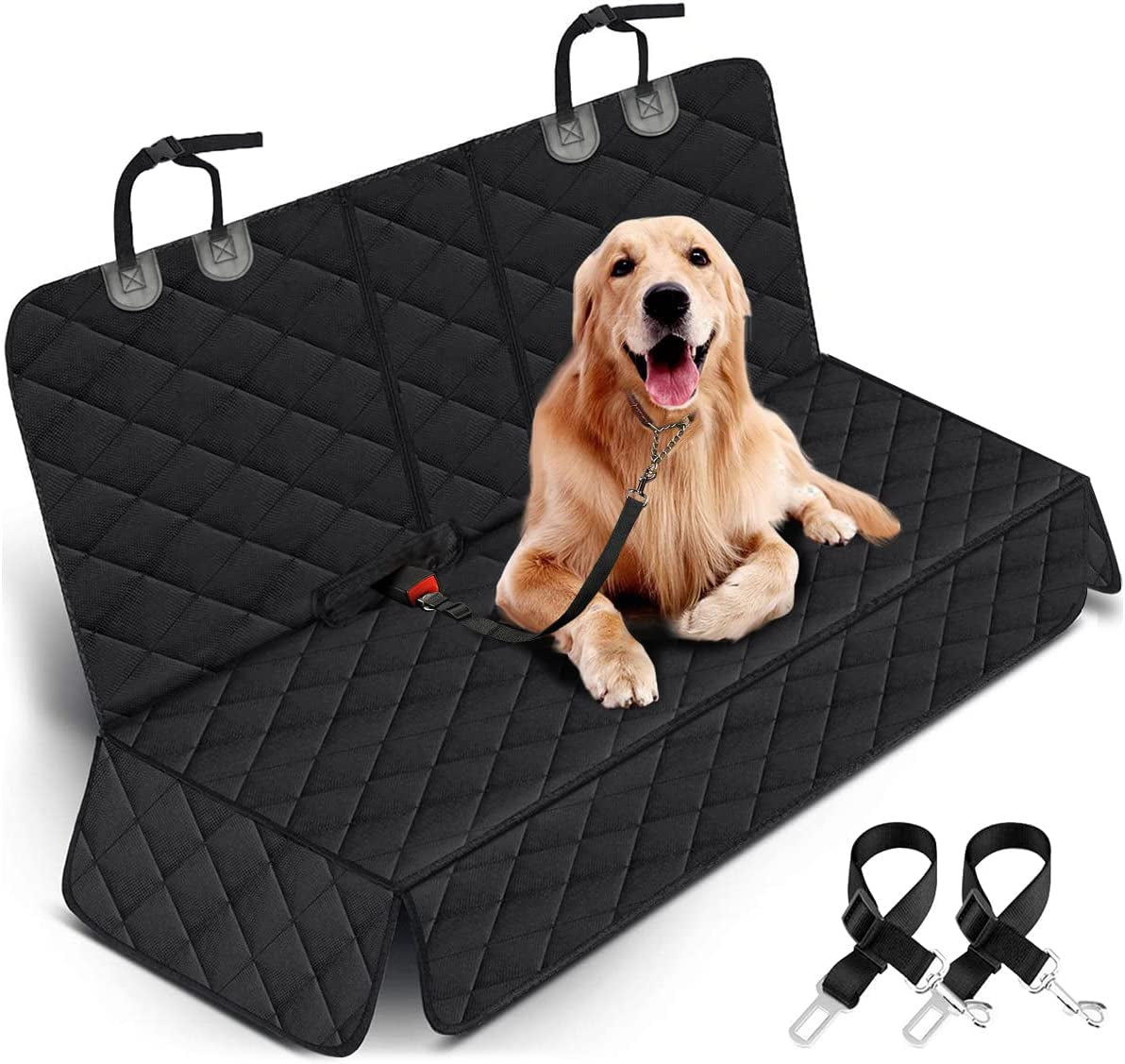 Keep your back seat protected! This waterproof, non-slip cover fits most cars/trucks/SUVs, even armrests.
