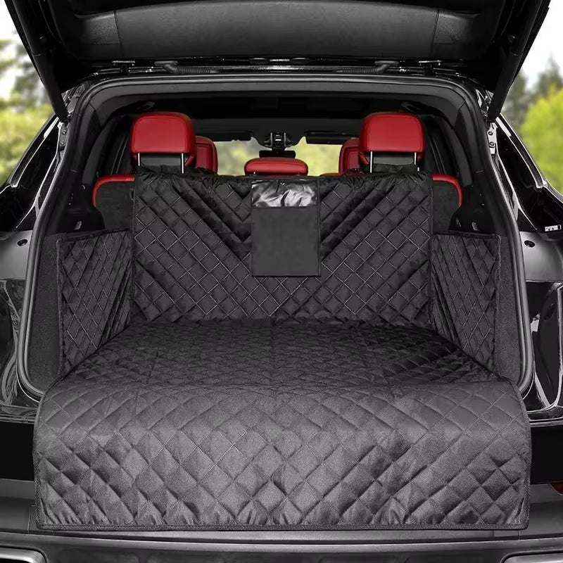 Waterproof Dog Car Seat Cover Trunk Case Dog Car Transporter Travel Mat Pad Dog Carriers Hammock for Small Medium Large Dogs