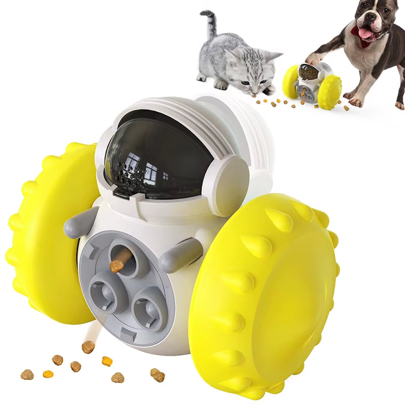 Tumbler treat toy: IQ training, slow feeding for all dogs and cats