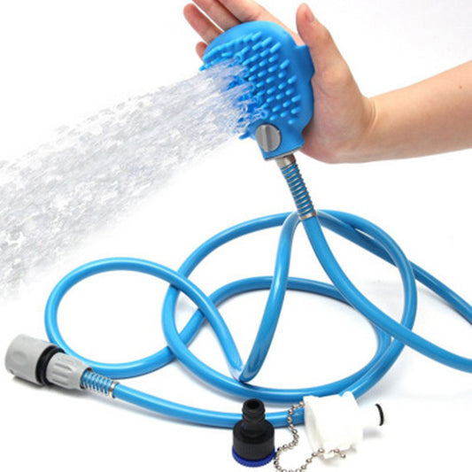 AquaClean Deluxe Pet Bath Massager & Scrubber | 2-in-1 Dog & Cat Grooming Tool for Stress-Free, Deep Cleaning & Relaxation
