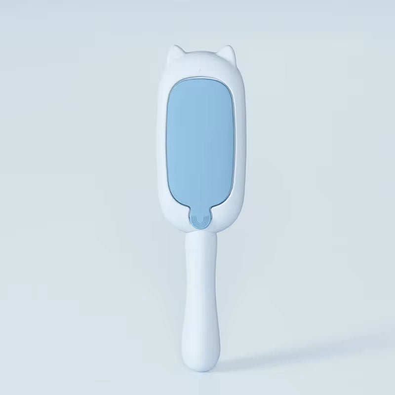 Effortless electrostatic brush: self-cleaning, multi-purpose pet hair remover.