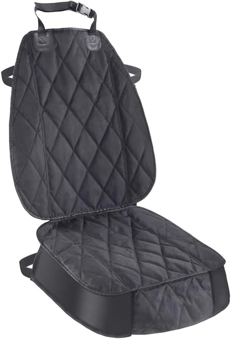 Thick, waterproof, non-slip dog seat covers for cars, trucks, SUVs. Converts for full front &  back seat protection!